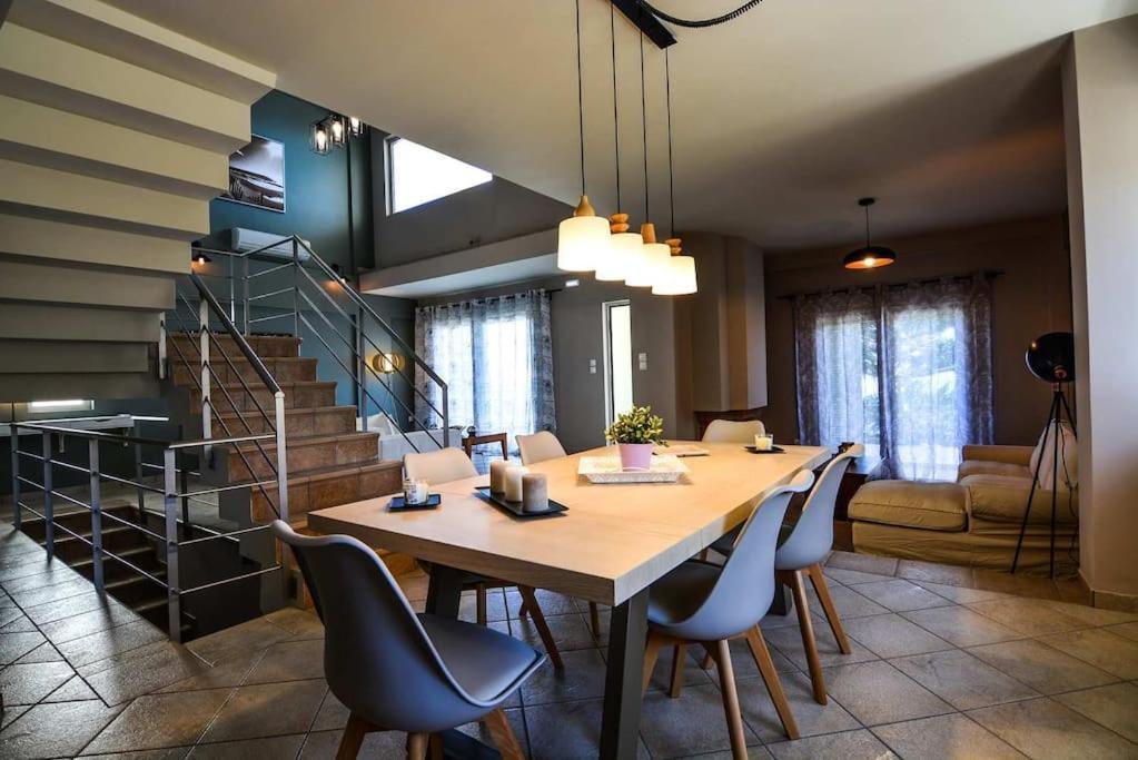 Aigli Luxurious Villa Kato Pitsa Eksteriør billede